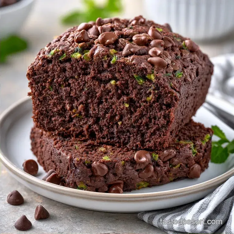 Moist Double Chocolate Zucchini Bread