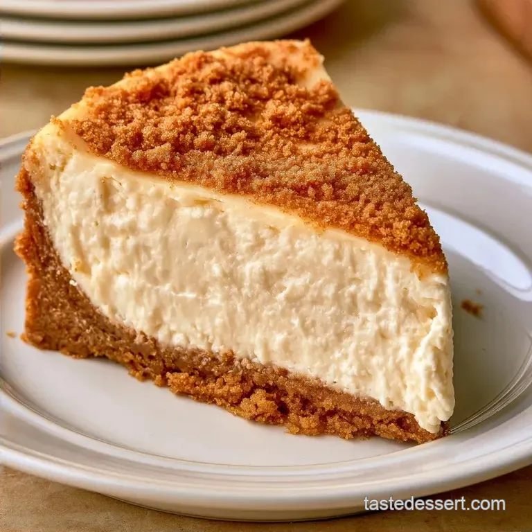 Guilt-Free DoubleLayer Gingersnap Cheesecake
