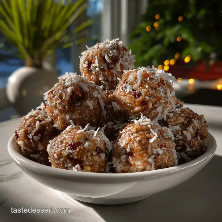 Trio of meatballs artfully arranged on a white plate, the vibrant red sauce contrasting with the green parsley, inviting a...