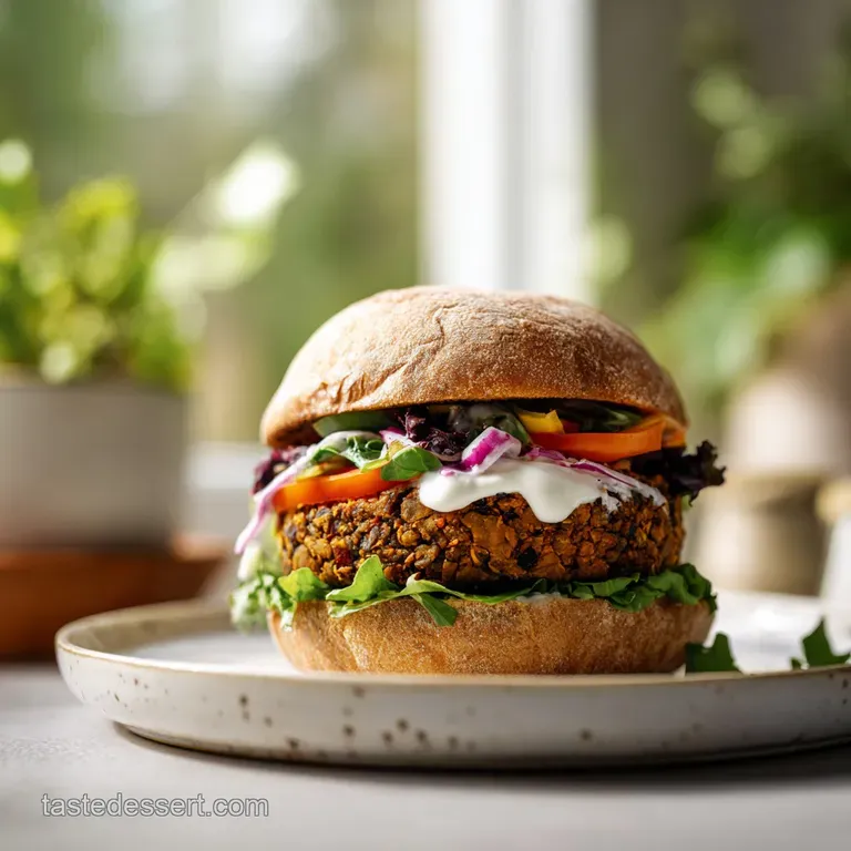 Lentil Burgers: Firm and Savory
