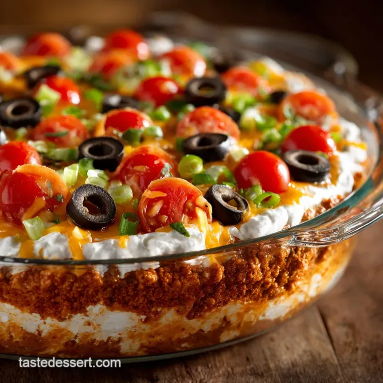 Taco Dip The Ultimate NoCook 7Layer Fiesta Party Dip