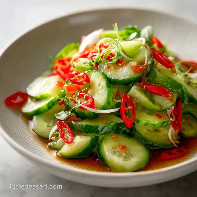 Easy Asian Cucumber Salad