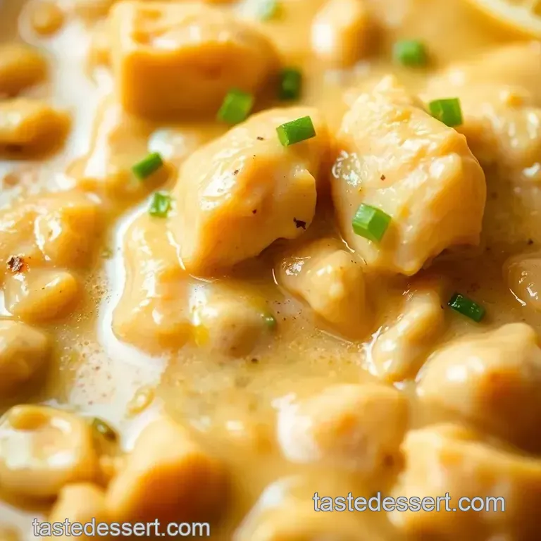 Easy & Authentic Chicken Etouffee presentation