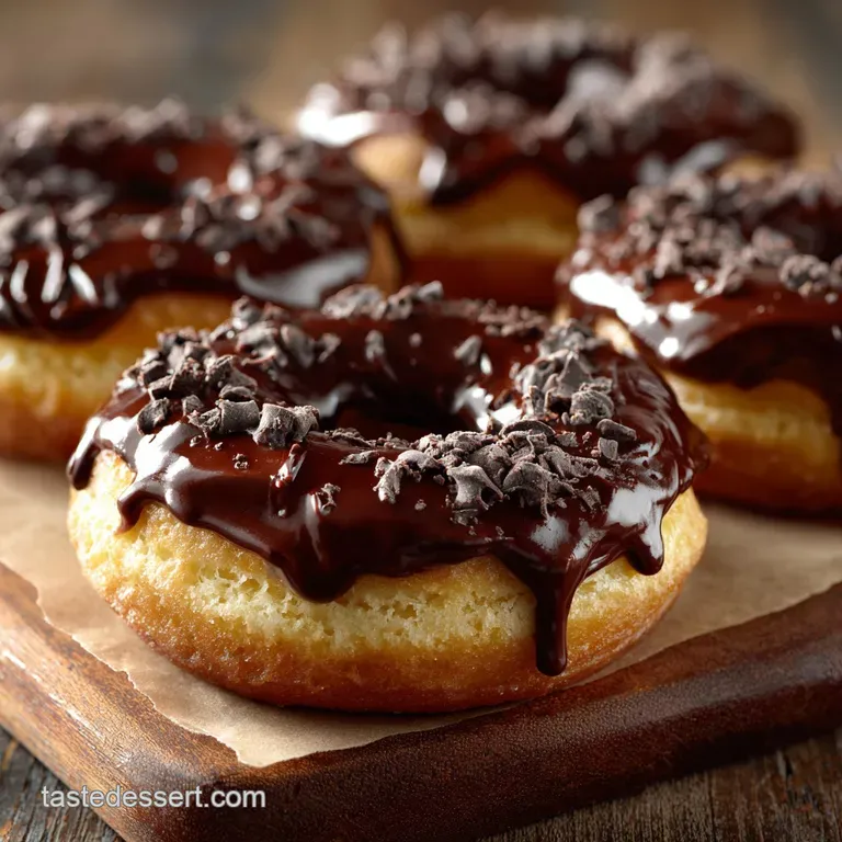 Baked Chocolate Chip Donuts with Chocolate Icing: Ultimate Quick Bake