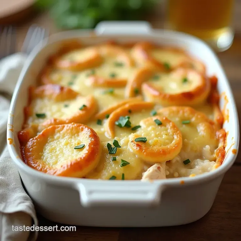 Chicken Pot Pie Casserole Recipe Ultimate Weeknight Comfort Bake Comfort in a Casserole Dish Easy Weeknight Chicken Pot Pie Bake