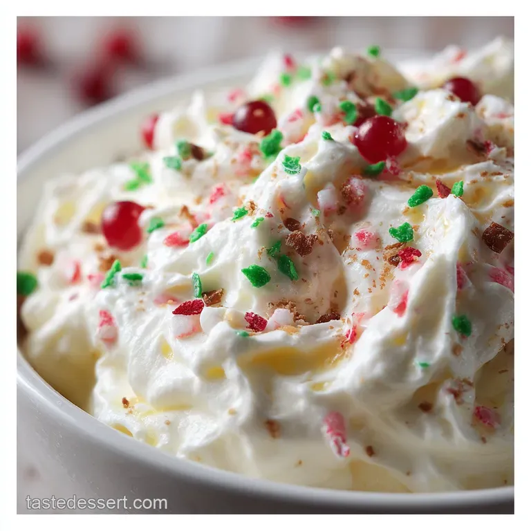 Christmas Fluff: Light Elegant Holiday Dessert
