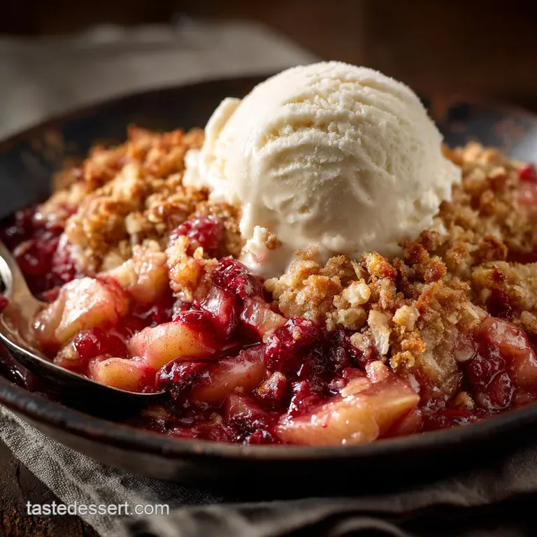 Cranberry Apple Crisp: The Perfect Autumnal Dessert with Oats