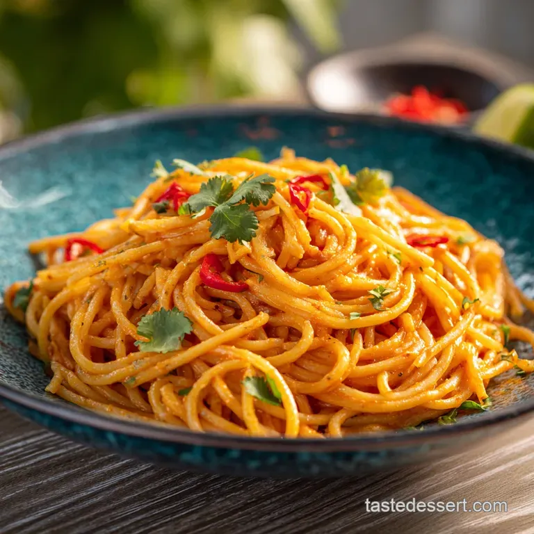 Mexican Spaghetti: the Ultimate Creamy Espagueti Rojo presentation