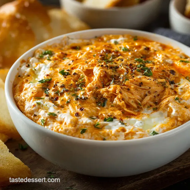 Crockpot Buffalo Chicken Dip: Effortless Game Day Party Food presentation