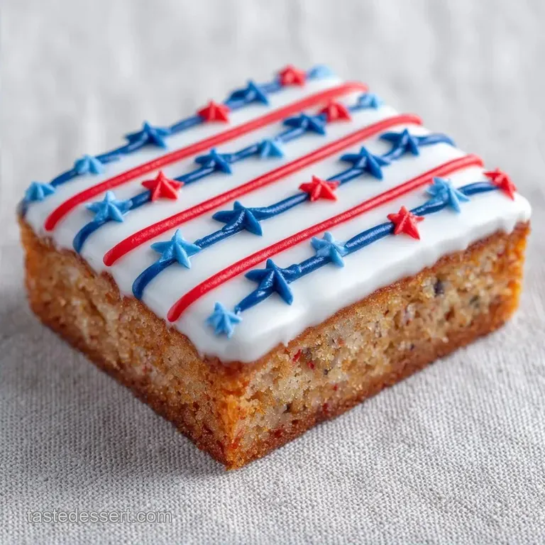 Easy Flag Sheet Cake: Velvety and Fresh