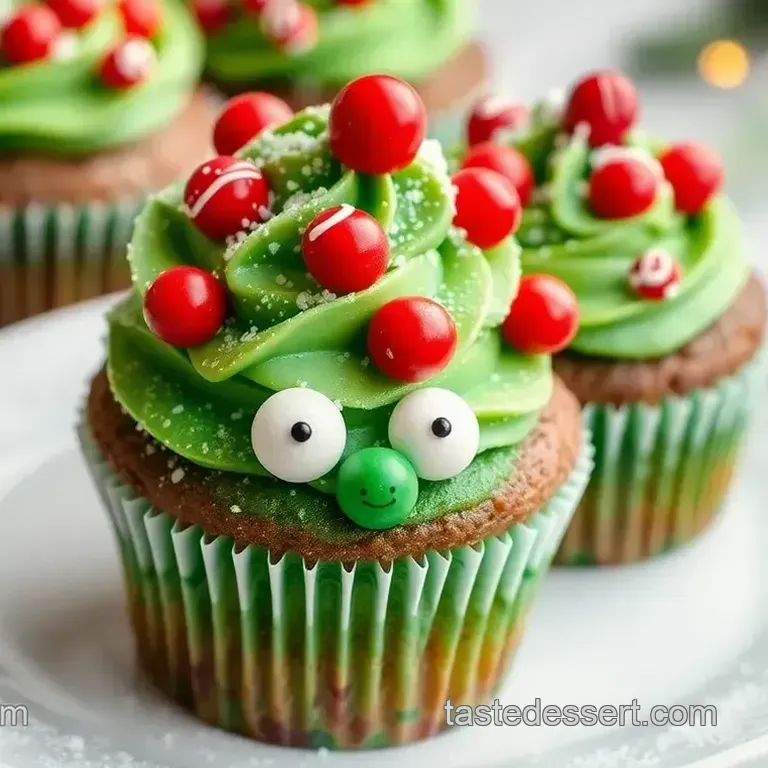 Easy Grinch Desserts – Grinchy Green Cupcakes