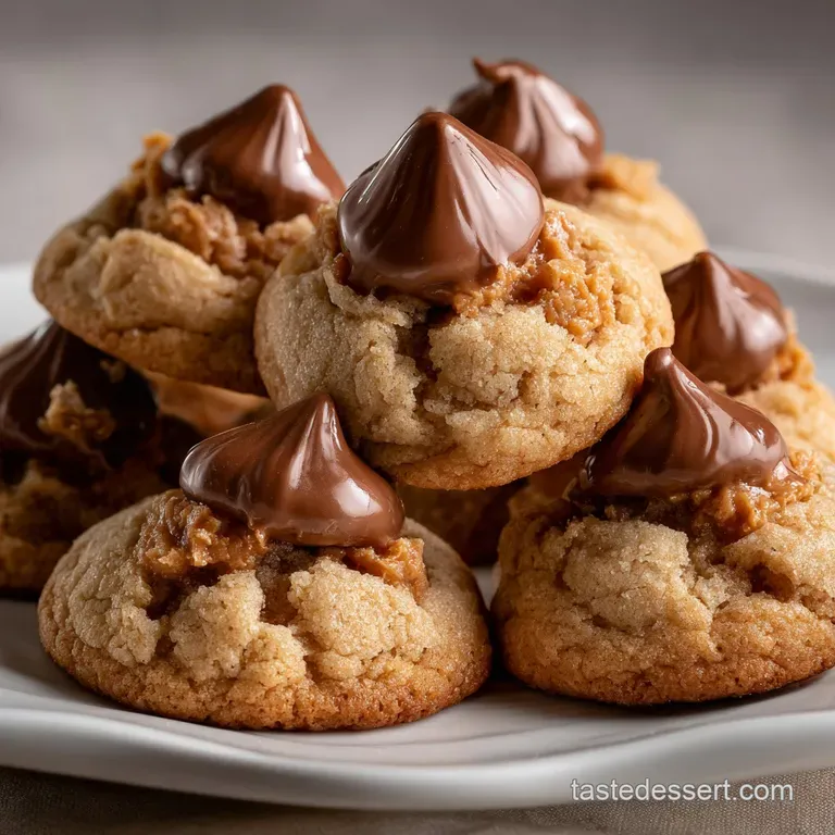 Hershey Kiss Cookies: Chewy Peanut Butter Blossoms presentation