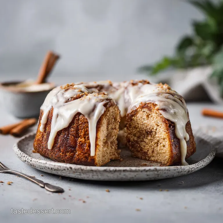 A slice of soft, spiced cake, generously drizzled with rich cream cheese icing, elegantly presented.