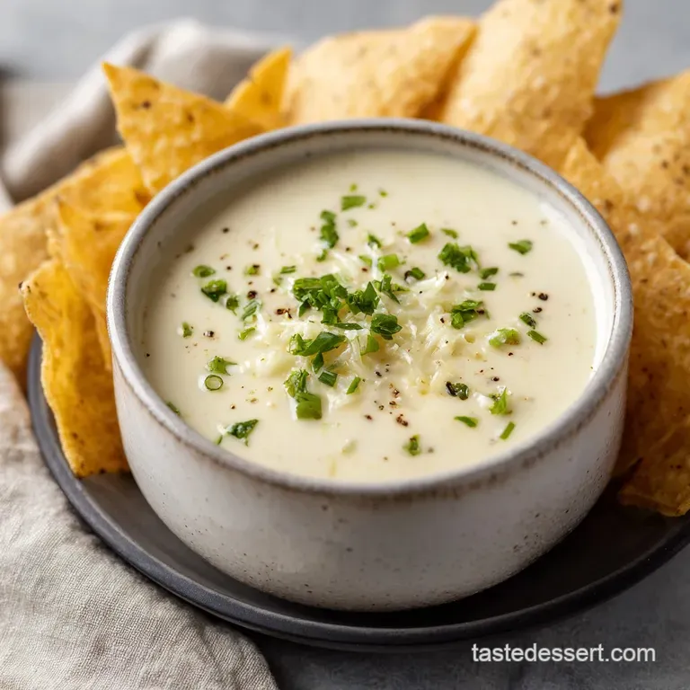 Easy Queso Dip: Restaurant Style Melt