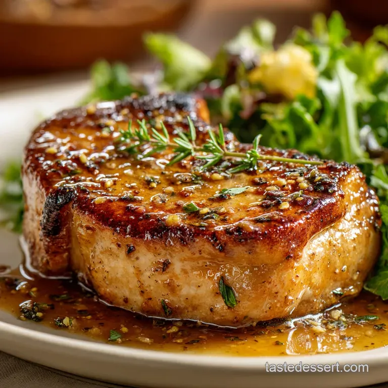 Honey Mustard Air Fryer Pork Chops: Juicy Sticky and Speedy Weeknight Hero presentation