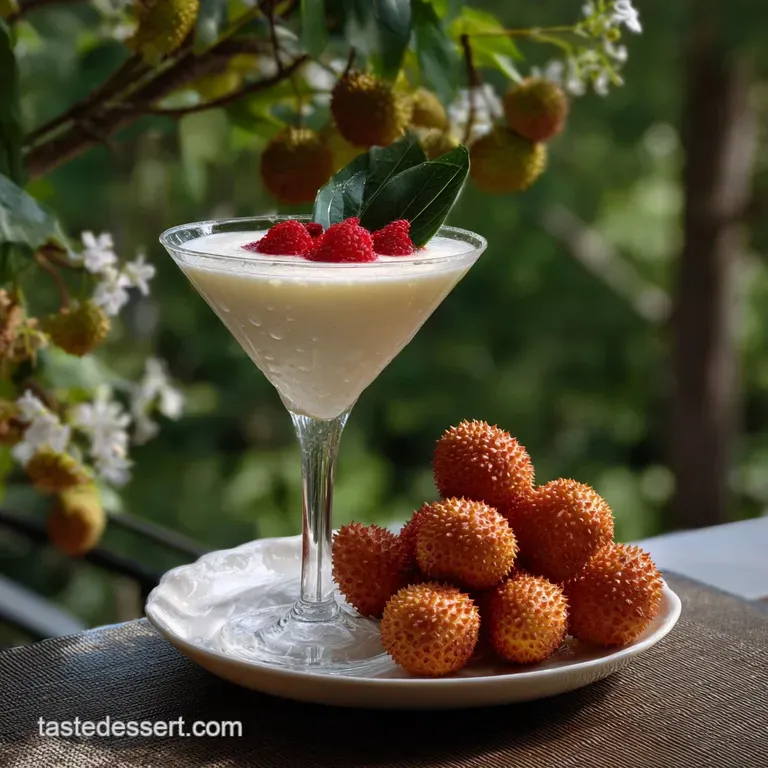 How to Make Lychee Martini: Floral & Crisp Cocktail presentation