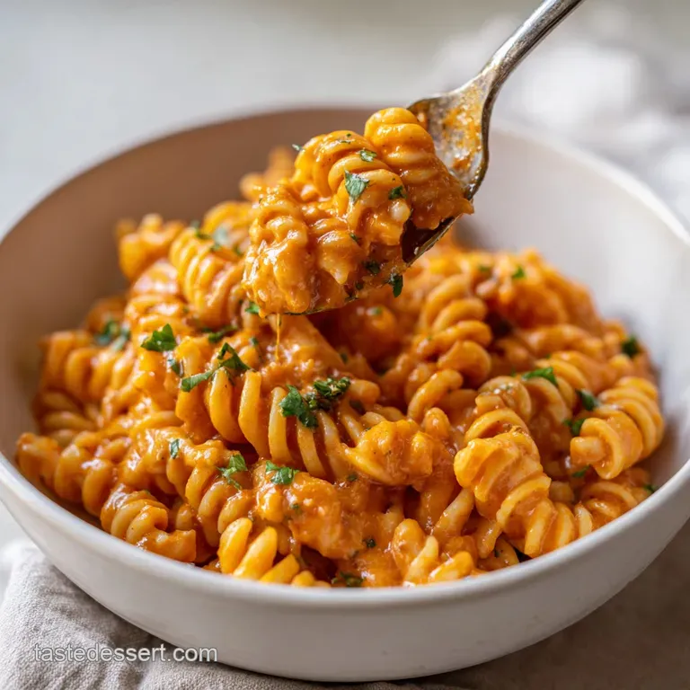 Easy One Pot Creamy Tomato Pasta: One-Pot Wonder presentation