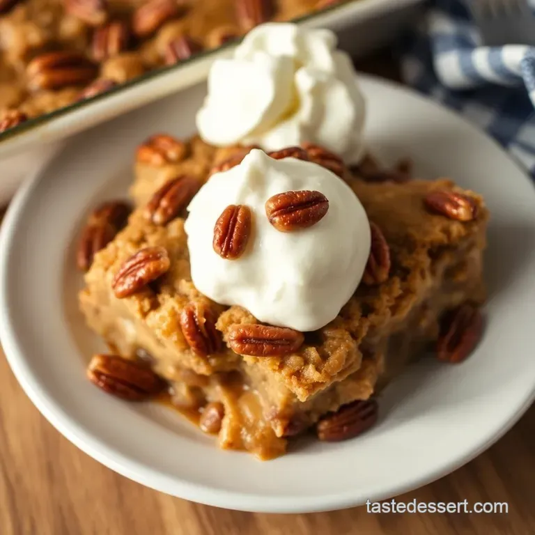 Easy Pecan Cobbler a Southern Comfort Classic presentation