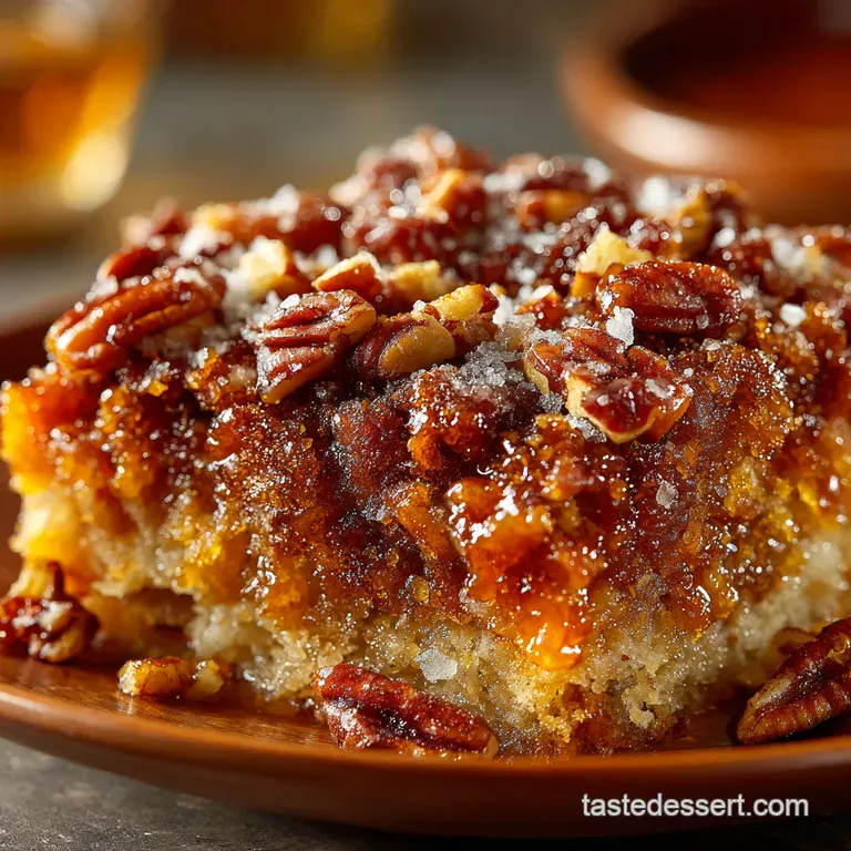 Easy Pumpkin Pecan Cobbler Autumn in Every Bite presentation