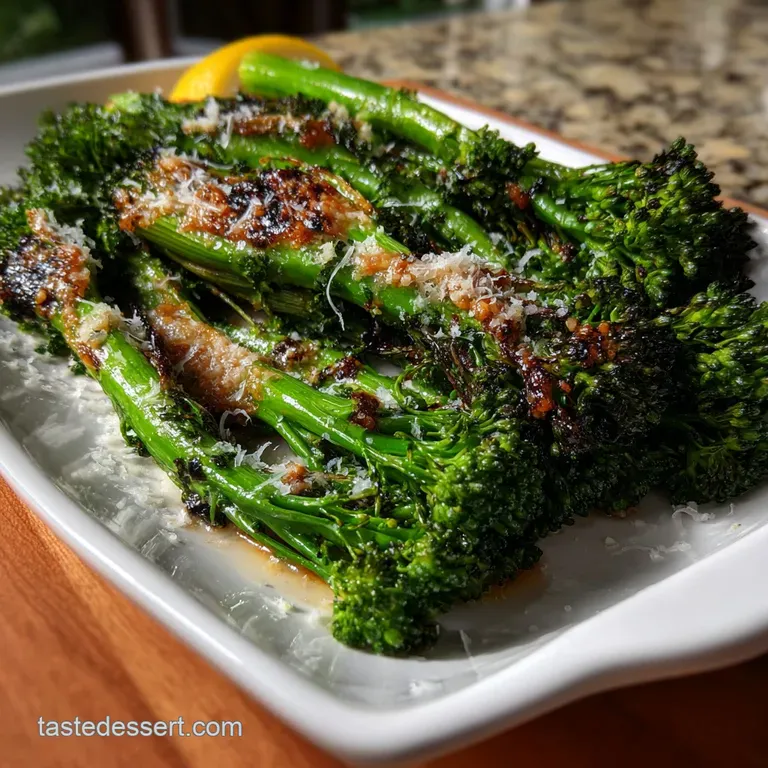 The Best Easy Roasted Broccolini Recipe presentation