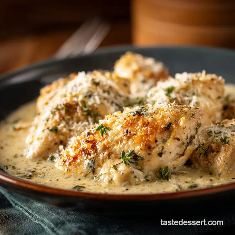 Easy Slow Cooker Garlic Parmesan Chicken: the Creamy Midweek Legend presentation