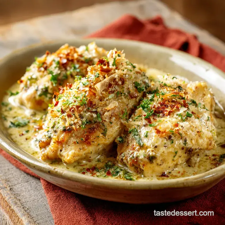 Easy Slow Cooker Garlic Parmesan Chicken: The Creamy Midweek Legend