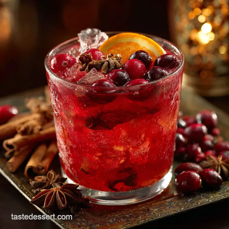 Festive Thanksgiving Punch: the Spiced Cranberry Drink You Can Prep Ahead presentation