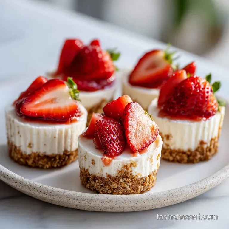 Strawberry Cheesecake Bites: Creamy and Easy
