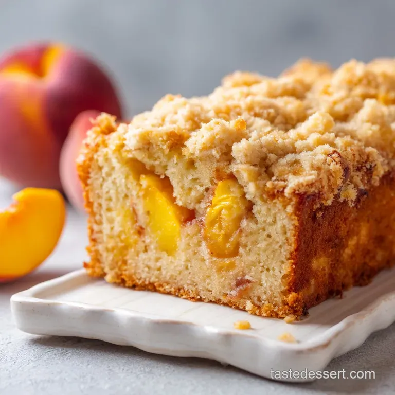 Peach Bread: Summer Crumble Quick Loaf Recipe