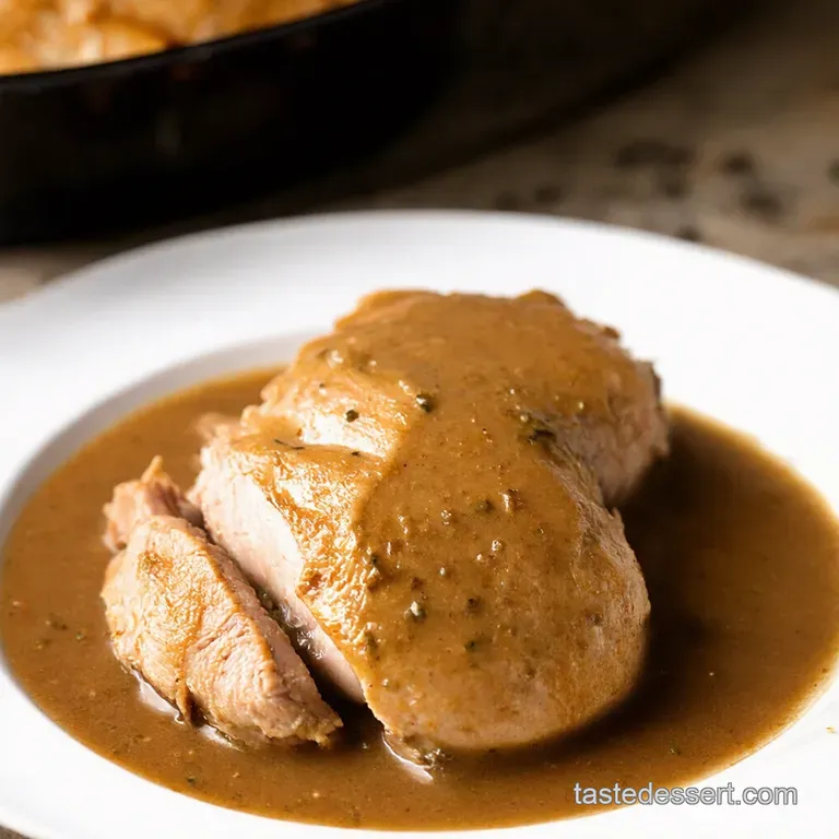 Effortless Slow Cooker Chicken Breast with Homestyle Gravy