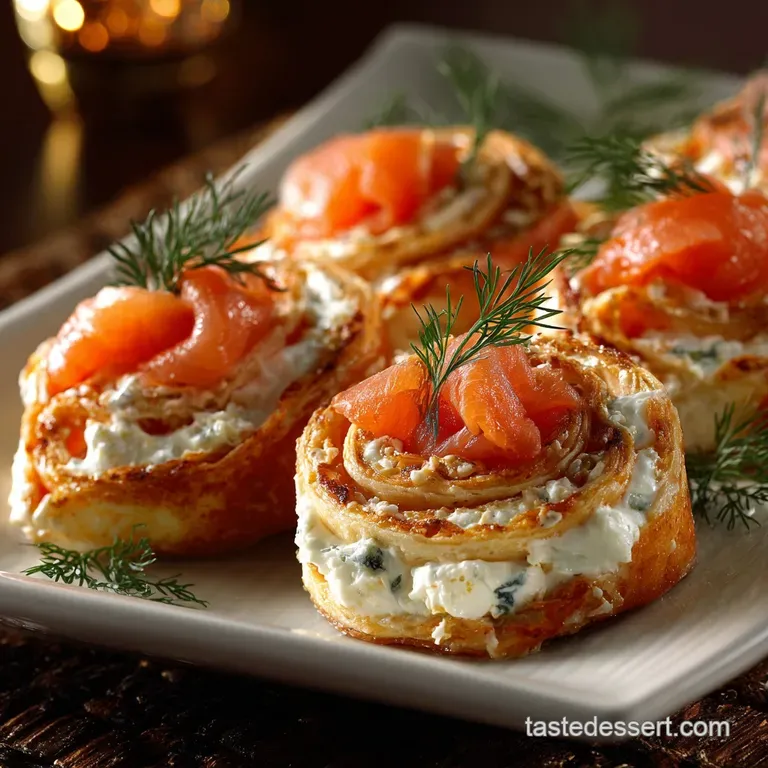 Effortless Smoked Salmon Cream Cheese Dill Pinwheels