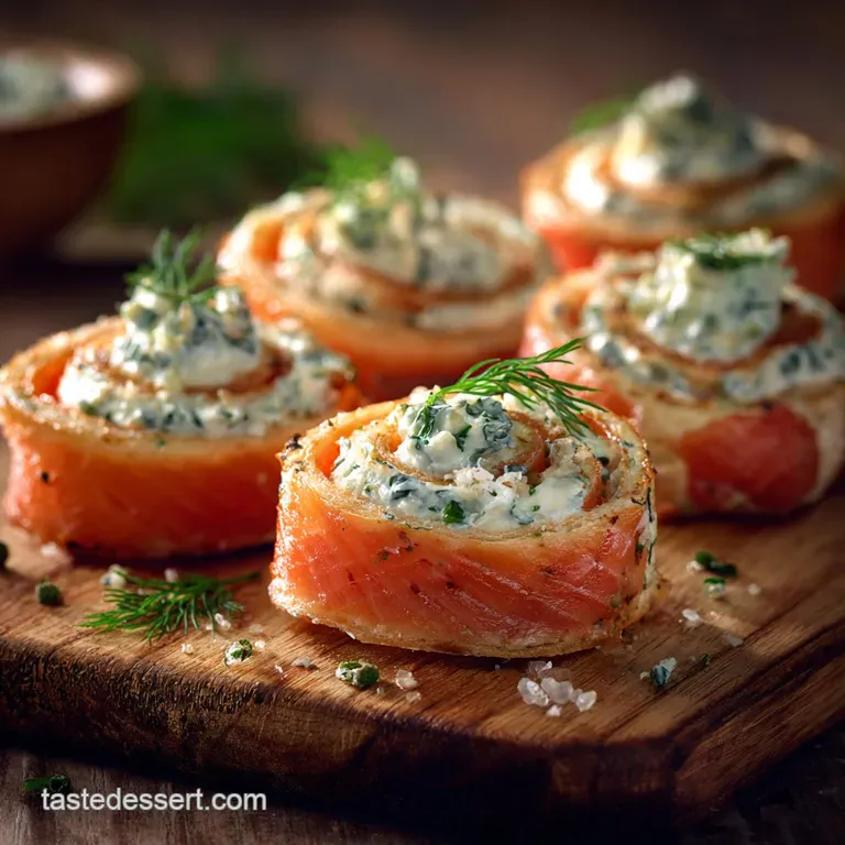 A Right Royal Rollup Effortless Smoked Salmon Dill Pinwheels presentation