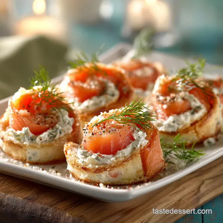 Elegant Smoked Salmon Dill Pinwheels the Ultimate Party Nibble presentation
