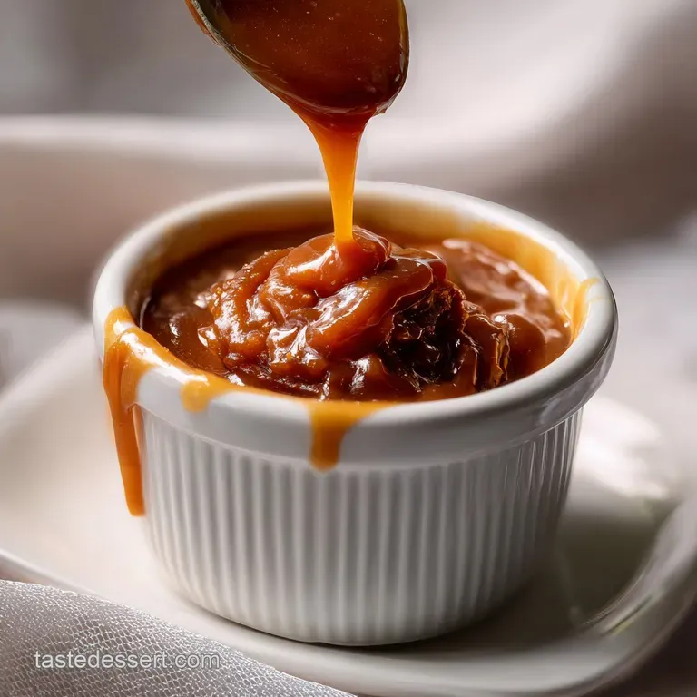 English Toffee Sauce Recipe: Browned Butter Delight presentation