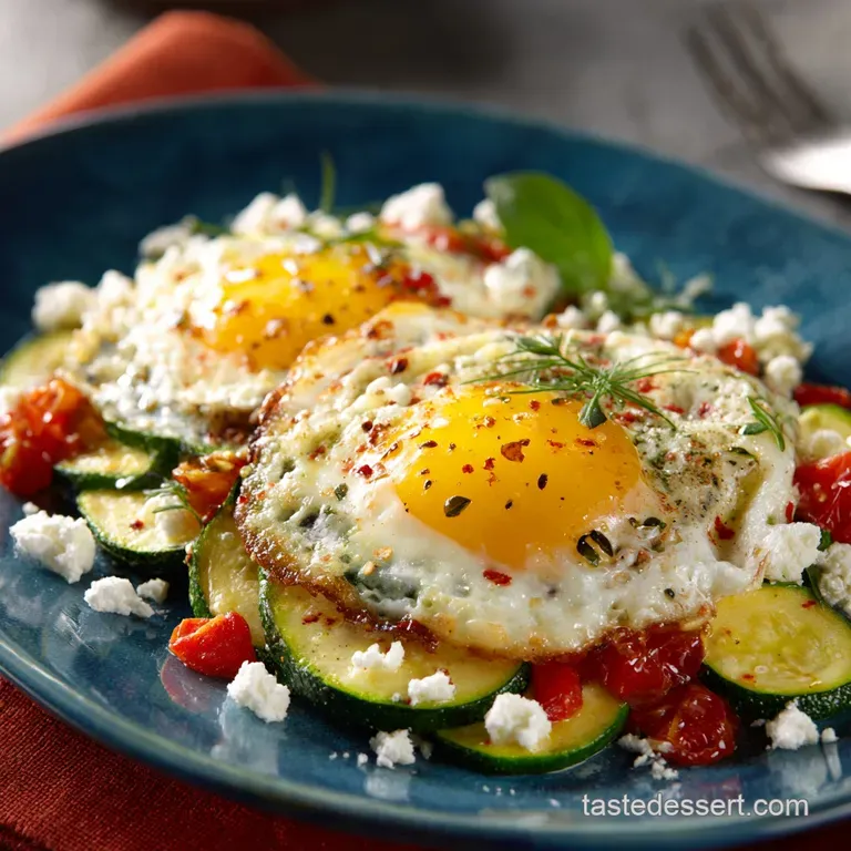 Feta Eggs with Zucchini: the 25-Minute Mediterranean Brunch Hero presentation