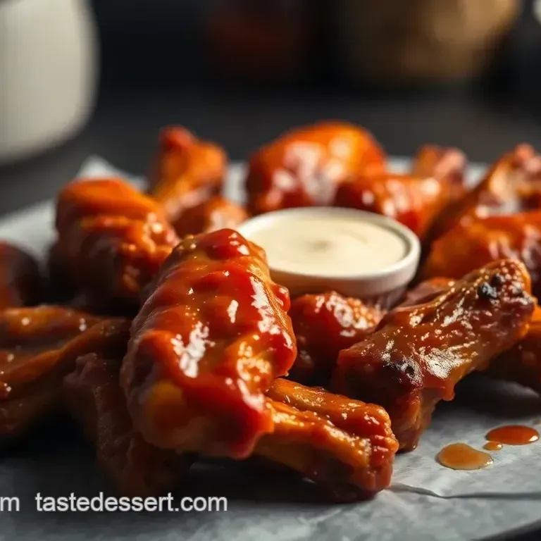 Fiery Hot Wings with Tangy Sauce
