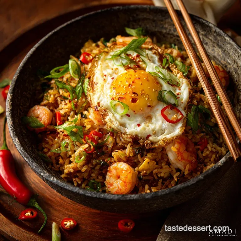 Spicy Shrimp Fried Rice: Fiery Wok-Tossed Recipe
