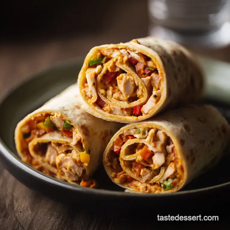 Fiesta Chicken Tortilla Pinwheels presentation