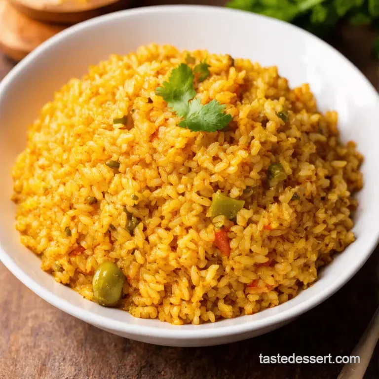 Fiesta Rice Easy Authentic Spanish Mexican Rice presentation