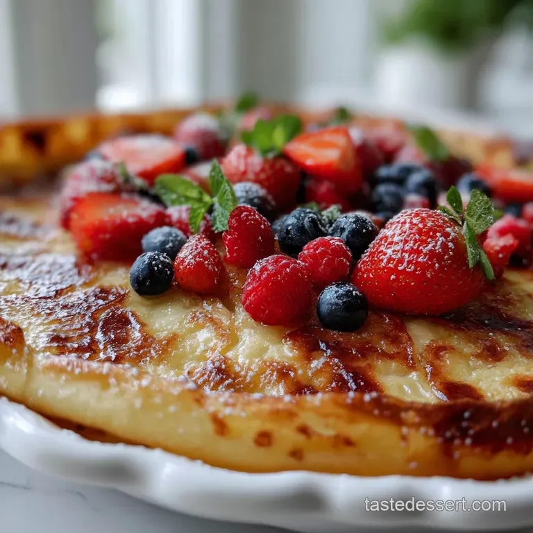 Finnish Pancake: the Utterly Delightful Sheet Pan Bake presentation