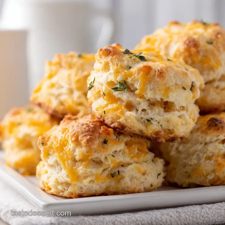 Garlic Cheddar Biscuits: Flaky Savory Bakes
