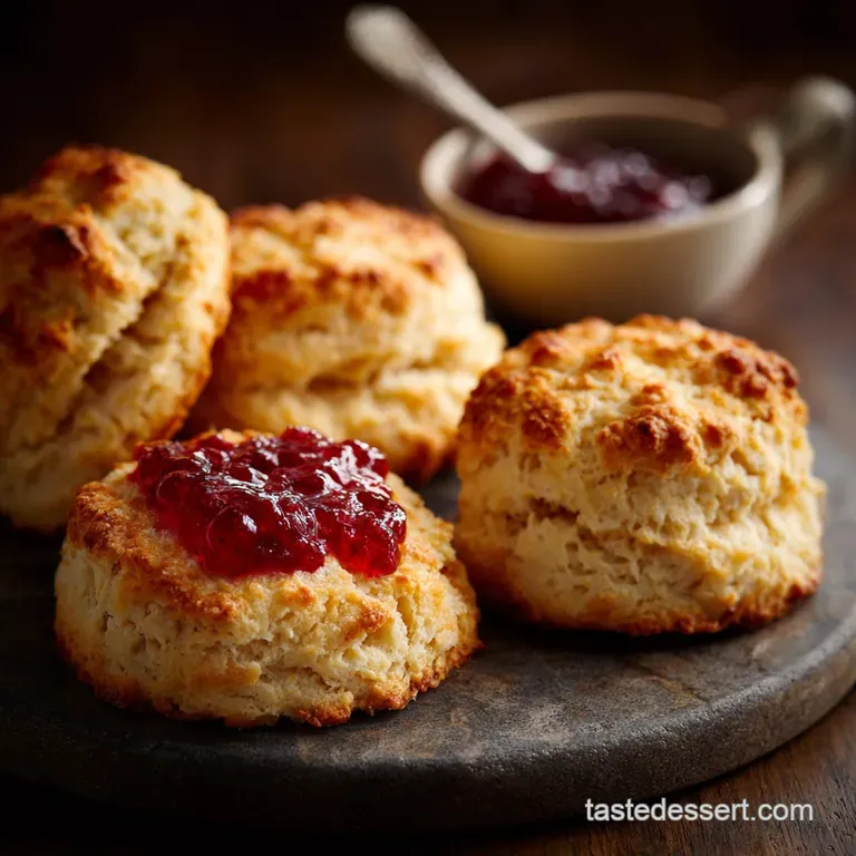 The Lazy Brits Favourite Speedy Fluffy Bisquick Scones presentation
