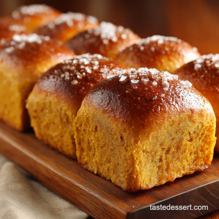 Fluffy Spiced Pumpkin Dinner Rolls (The Ultimate Autumn Staple)