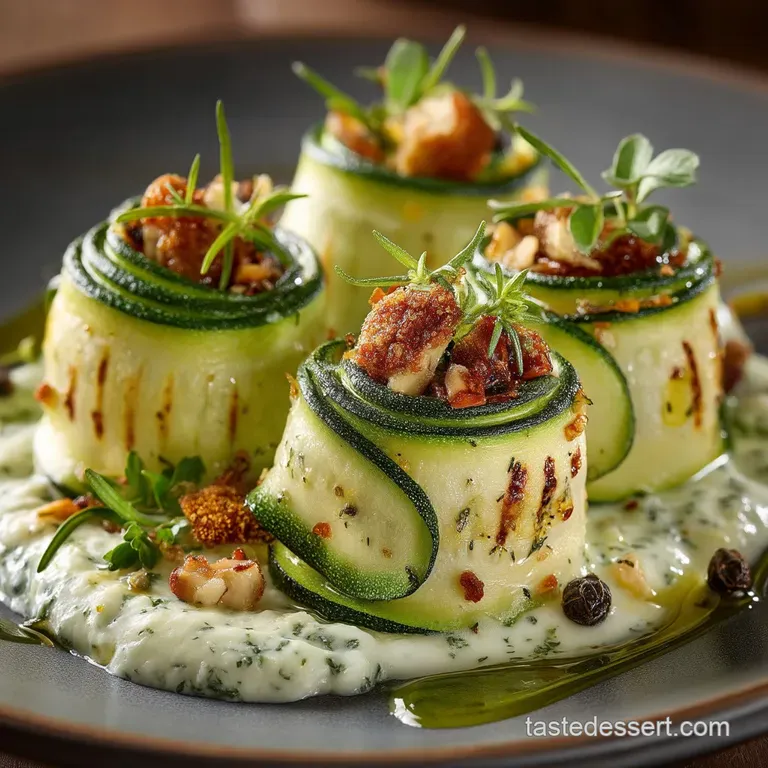 Summer Squall Light and Lovely Zucchini Ricotta Rollatini