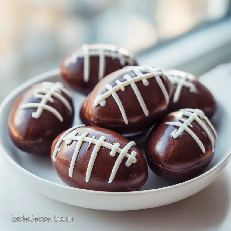Football Oreo Balls: Guilt-Free Treats