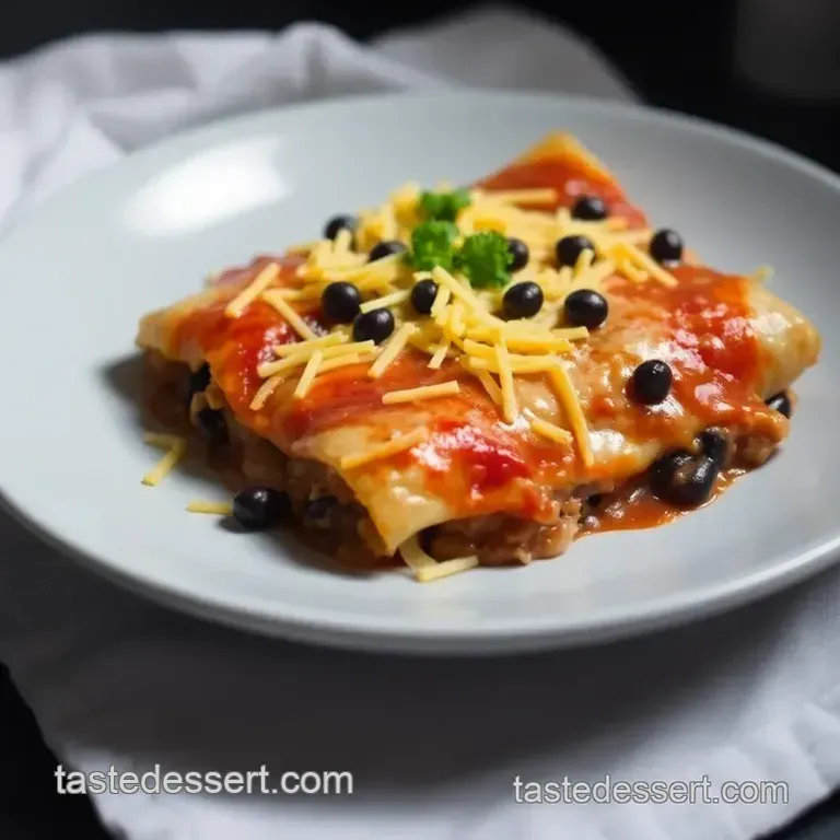 Freezer-Friendly Enchiladas: A Delicious Make-Ahead Meal presentation