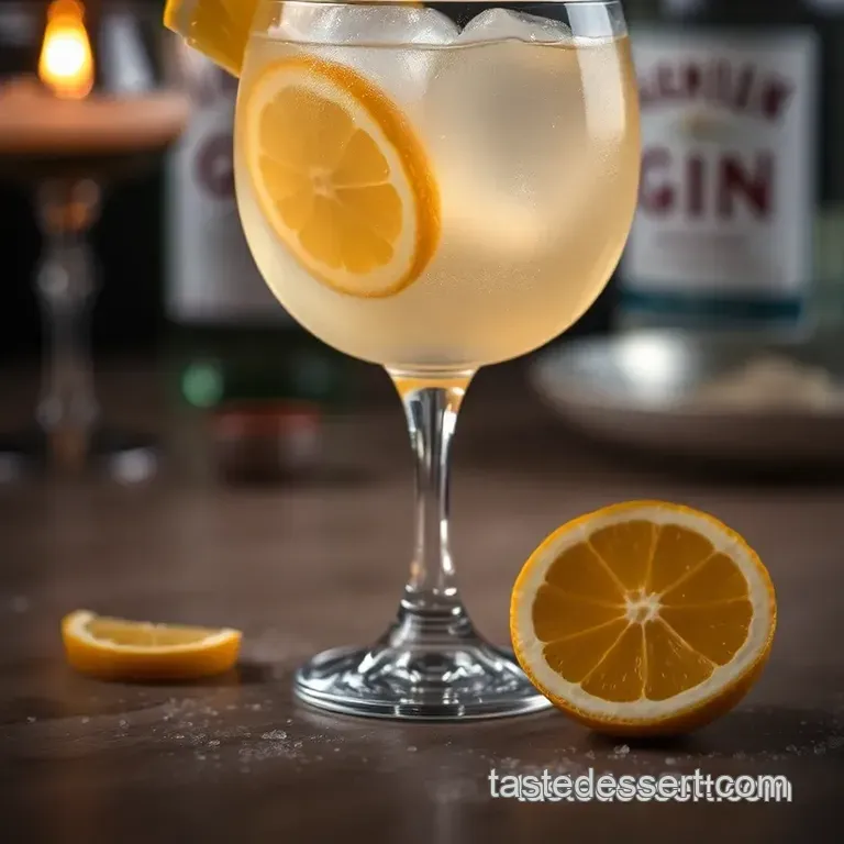 French Blonde Cocktail: A Chic and Delightful Sip presentation