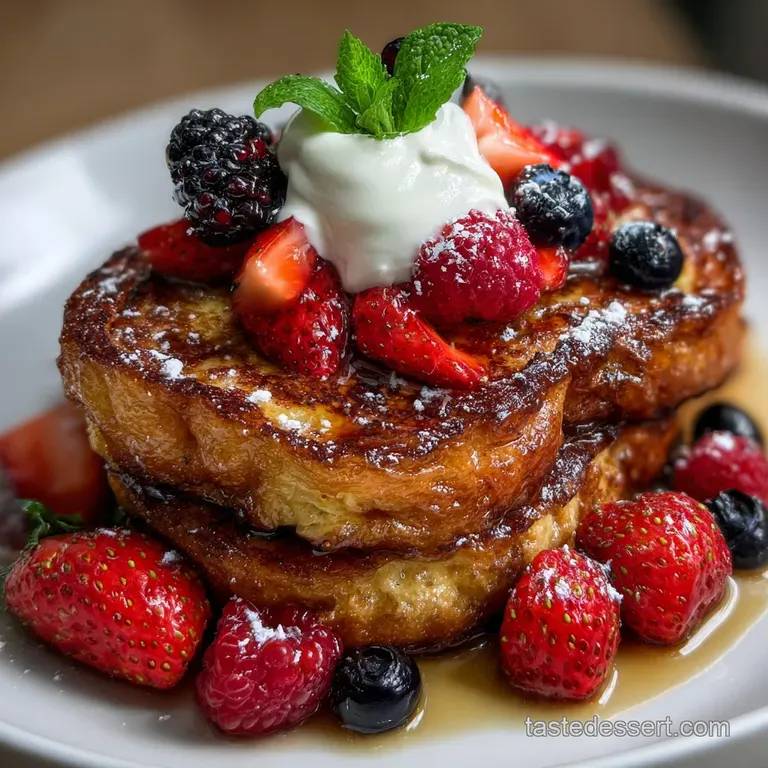 French Toast Pancakes: Brioche-Style Fusion