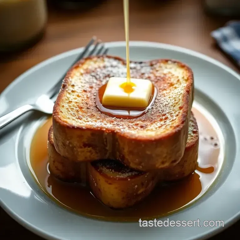 French Toast Without Milk (Dairy-Free Delight) presentation