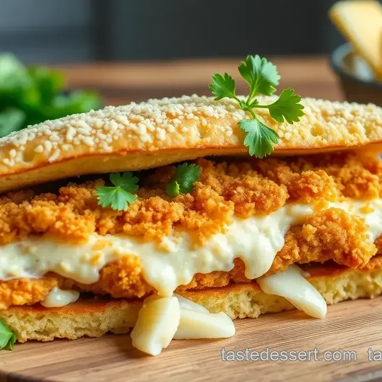 Fried Chicken Schnitzel Sandwich Delight